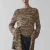 Pull en tricot de coton mélangé Mouline Pull en tricot de coton mélangé Mouline