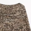 Pull en tricot de coton mélangé Mouline Pull en tricot de coton mélangé Mouline