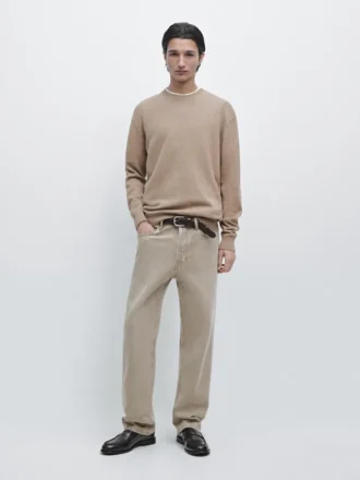 Pull en tricot de coton Moulina