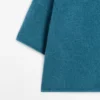 Pull à manches courtes en maille mélangée d&rsquo;alpaga