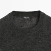 Pull à manches raglan en tricot d’alpaga et de laine mélangés Pull à manches raglan en tricot d’alpaga et de laine mélangés