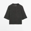 Pull à manches raglan en tricot d’alpaga et de laine mélangés Pull à manches raglan en tricot d’alpaga et de laine mélangés