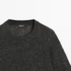 Pull à manches raglan en tricot d’alpaga et de laine mélangés Pull à manches raglan en tricot d’alpaga et de laine mélangés