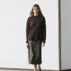 Pull oversize en maille mélangée laine Pull oversize en maille mélangée laine