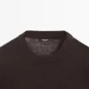 Pull oversize en maille mélangée laine Pull oversize en maille mélangée laine