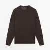 Pull oversize en maille mélangée laine Pull oversize en maille mélangée laine
