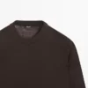 Pull oversize en maille mélangée laine Pull oversize en maille mélangée laine