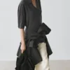 Pull oversize en maille mélangée soie et laine Pull oversize en maille mélangée soie et laine