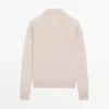 Pull polo en tricot de laine Pull polo en tricot de laine