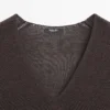 Robe en maille de coton mélangé contrastée Robe en maille de coton mélangé contrastée