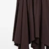 Robe en tricot de laine mélangée avec détails contrastés Robe en tricot de laine mélangée avec détails contrastés