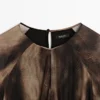Robe fluide à imprimé animalier Robe fluide à imprimé animalier