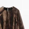 Robe fluide à imprimé animalier Robe fluide à imprimé animalier
