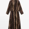 Robe fluide à imprimé animalier Robe fluide à imprimé animalier