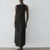 Robe longue fluide en mélange de lin Robe longue fluide en mélange de lin