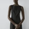 Robe longue fluide en mélange de lin Robe longue fluide en mélange de lin