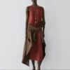 Robe mi-longue 100 % lin Robe mi-longue 100 % lin