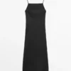 Robe mi-longue 100 % lin Robe mi-longue 100 % lin