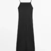 Robe mi-longue 100 % lin Robe mi-longue 100 % lin