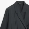 Robe mi-longue avec détail drapé Robe mi-longue avec détail drapé