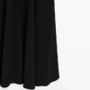 Robe mi-longue à col licou avec nœud