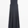 Robe mi-longue fluide avec boucles Robe mi-longue fluide avec boucles