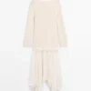 Robe midi asymétrique combinée Robe midi asymétrique combinée