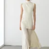 Robe midi en maille assortie Robe midi en maille assortie