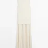 Robe midi en maille assortie Robe midi en maille assortie