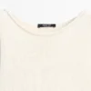 Robe midi en tricot contrasté 100 % coton Robe midi en tricot contrasté 100 % coton