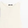 Robe midi en tricot contrasté 100 % coton Robe midi en tricot contrasté 100 % coton