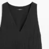 Robe midi plissée fluide Robe midi plissée fluide