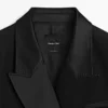 Robes style blazers avec détails en satin Robes style blazers avec détails en satin