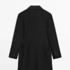 Robes style blazers avec détails en satin Robes style blazers avec détails en satin