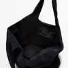 Sac cabas moyen en cuir refendu Sac cabas moyen en cuir refendu