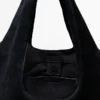 Sac cabas moyen en cuir refendu Sac cabas moyen en cuir refendu