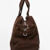 Sac de voyage en cuir suédé Sac de voyage en cuir suédé