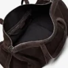 Sac de voyage en cuir suédé Sac de voyage en cuir suédé