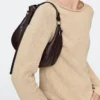 Sac en cuir nappa avec boucle métallique