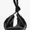 Sac en cuir nappa avec œillets