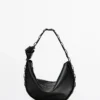 Sac en cuir nappa avec œillets