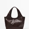 Sac en cuir nappa de taille moyenne