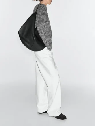 Sac en cuir nappa de taille moyenne