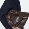 Sac en cuir nappa de taille moyenne