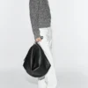 Sac en cuir nappa de taille moyenne