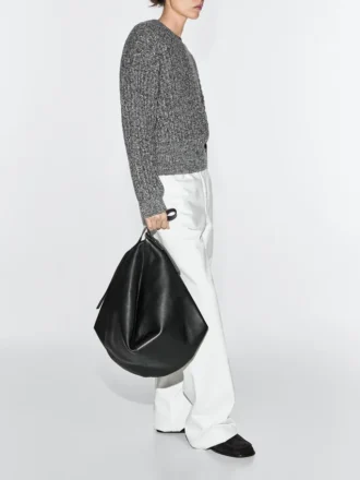 Sac en cuir nappa de taille moyenne