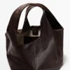 Sac en cuir nappa de taille moyenne