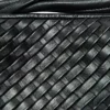 Sac en cuir nappa tissé de taille moyenne Sac en cuir nappa tissé de taille moyenne