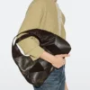 Sac en cuir suédé patchwork de taille moyenne Sac en cuir suédé patchwork de taille moyenne