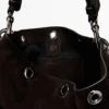 Sac en cuir suédé refendu avec œillets Sac en cuir suédé refendu avec œillets